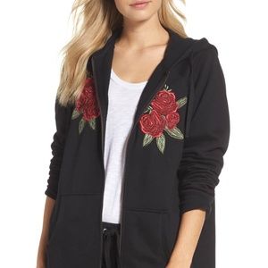 Brunette Blonde Embroidered Hoodie Sweatshirt